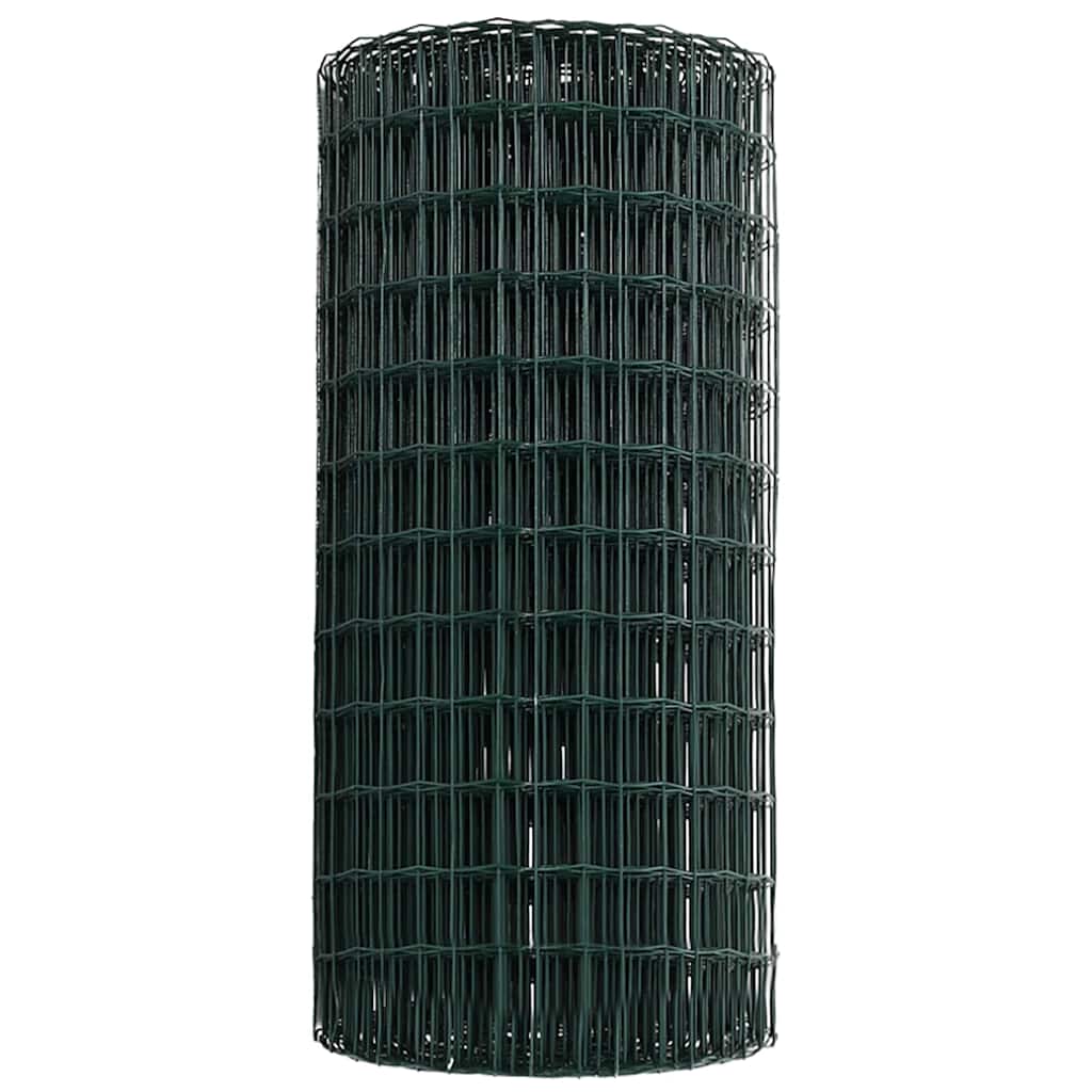 Euro ograda Zelena 0,4 x 50 m Željezo prekriveno PVC-om