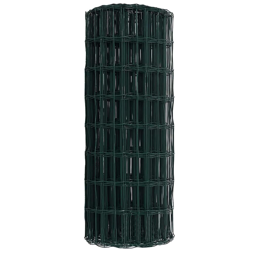 Euro ograda Zelena 0,6 x 10 m Željezo prekriveno PVC-om