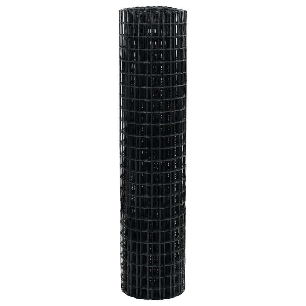 Euro ograda Siva 1 x 10 m Željezo prekriveno PVC-om