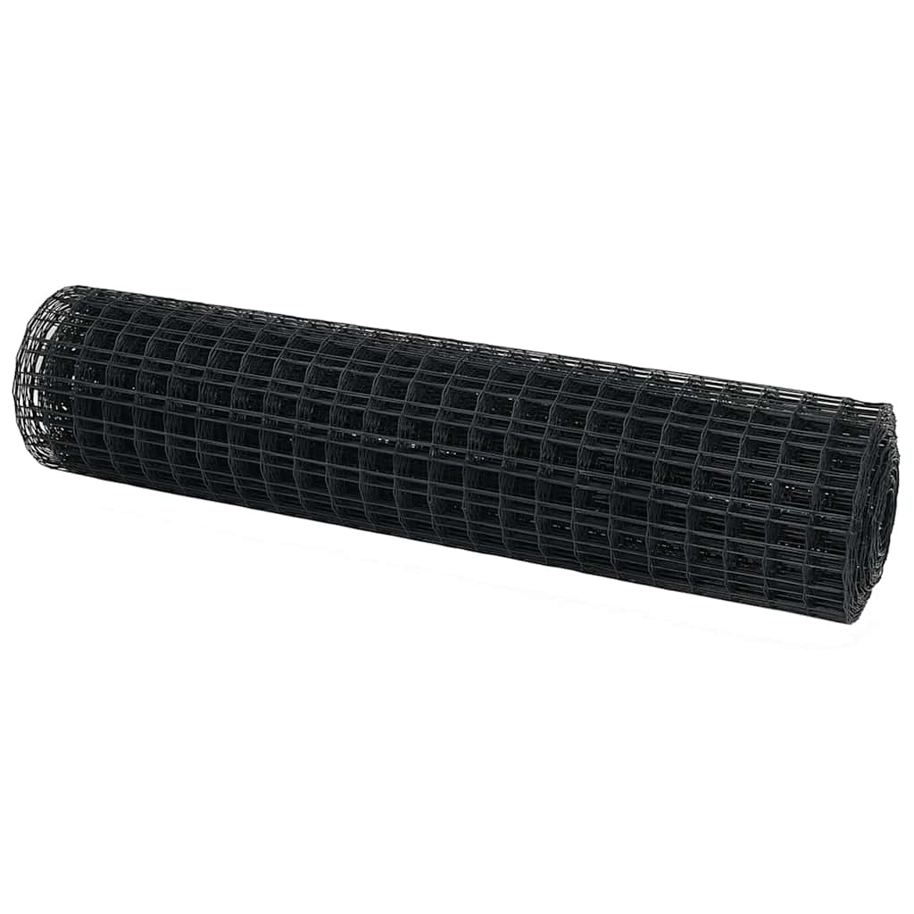 Euro ograda Siva 1,2 x 10 m Željezo prekriveno PVC-om