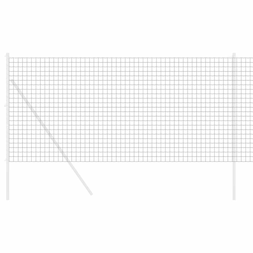 Euro ograda Siva 1,2 x 10 m Željezo prekriveno PVC-om