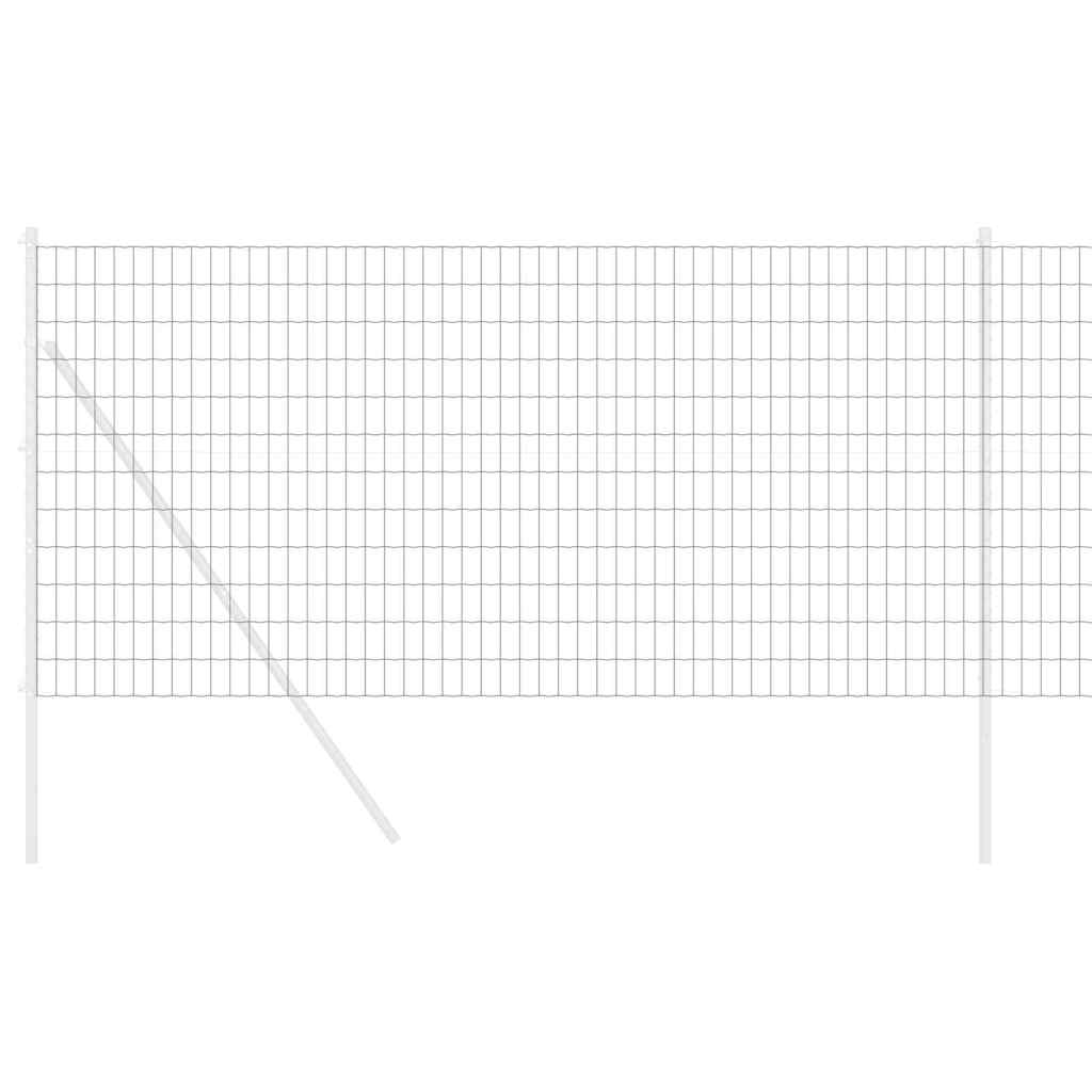 Euro ograda Siva 1 x 25 m Željezo prekriveno PVC-om