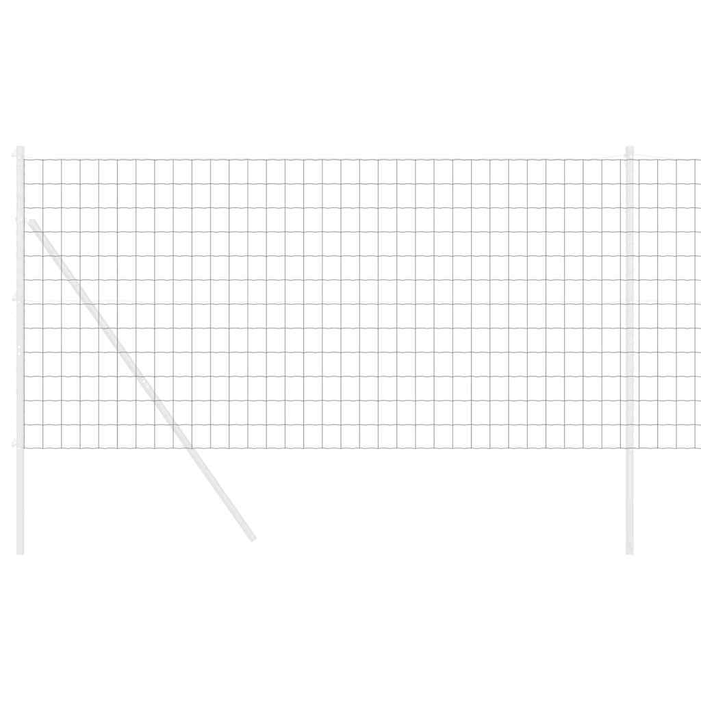 Euro ograda Siva 1 x 25 m Željezo prekriveno PVC-om