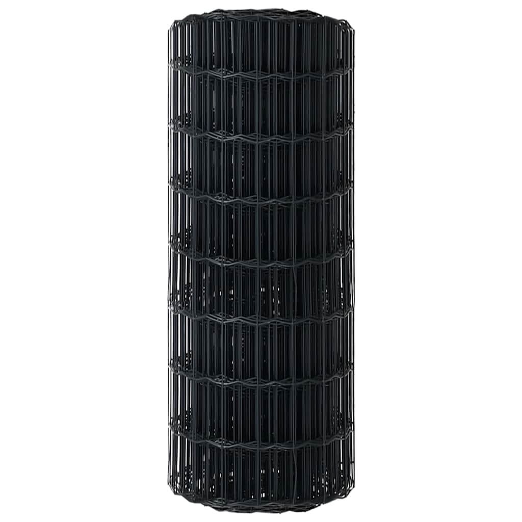 Euro ograda Siva 0,6 x 50 m Željezo prekriveno PVC-om