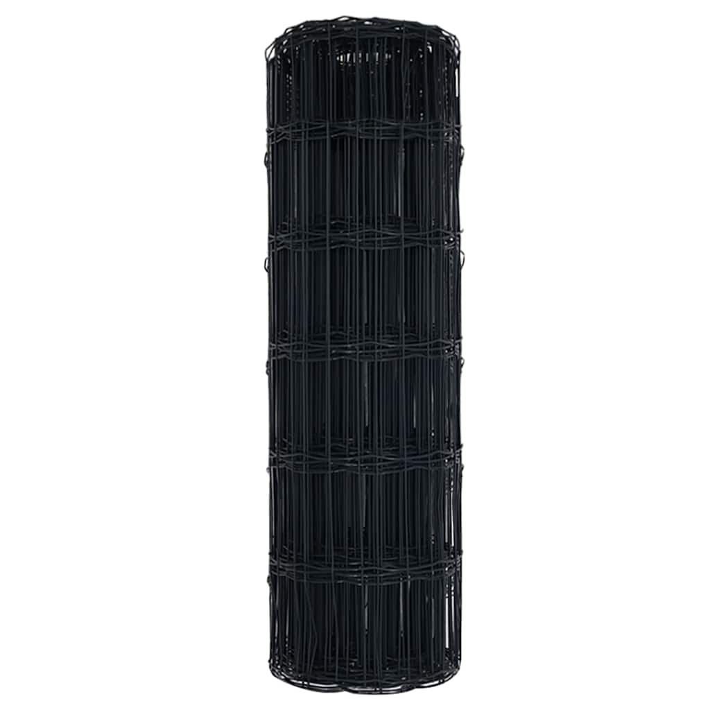 Euro ograda Siva 0,4 x 50 m Željezo prekriveno PVC-om