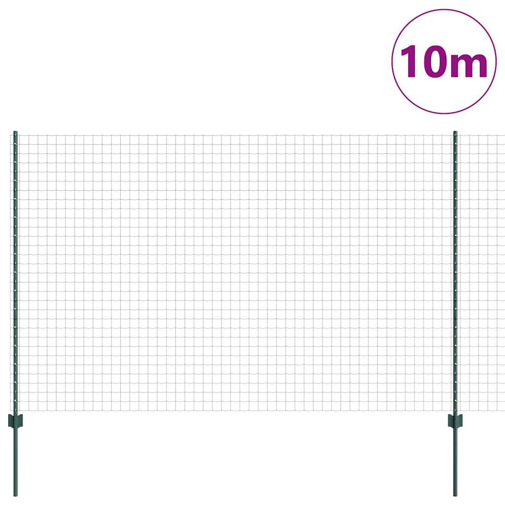 Zavarena žičana ograda 10 x 1,5 m (Š x V) Čelik premazan PVC-om