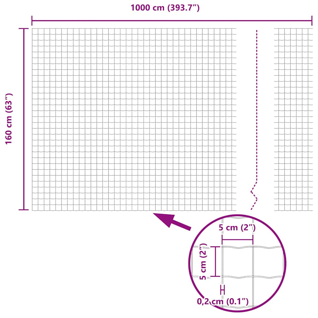 Ograda s postovima Zelena
