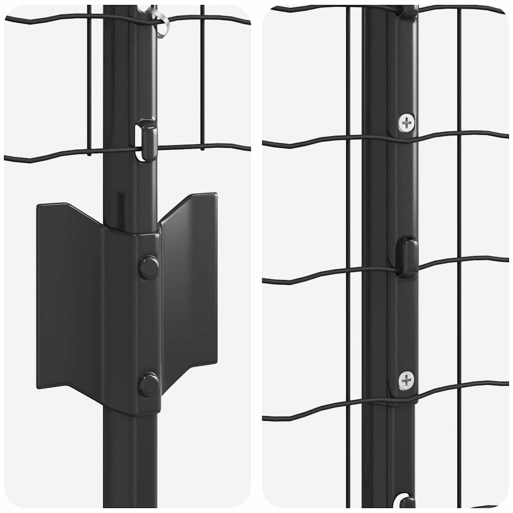 Zavarena žičana ograda 10 x 1,2 m (Š x V) Čelik premazan PVC-om