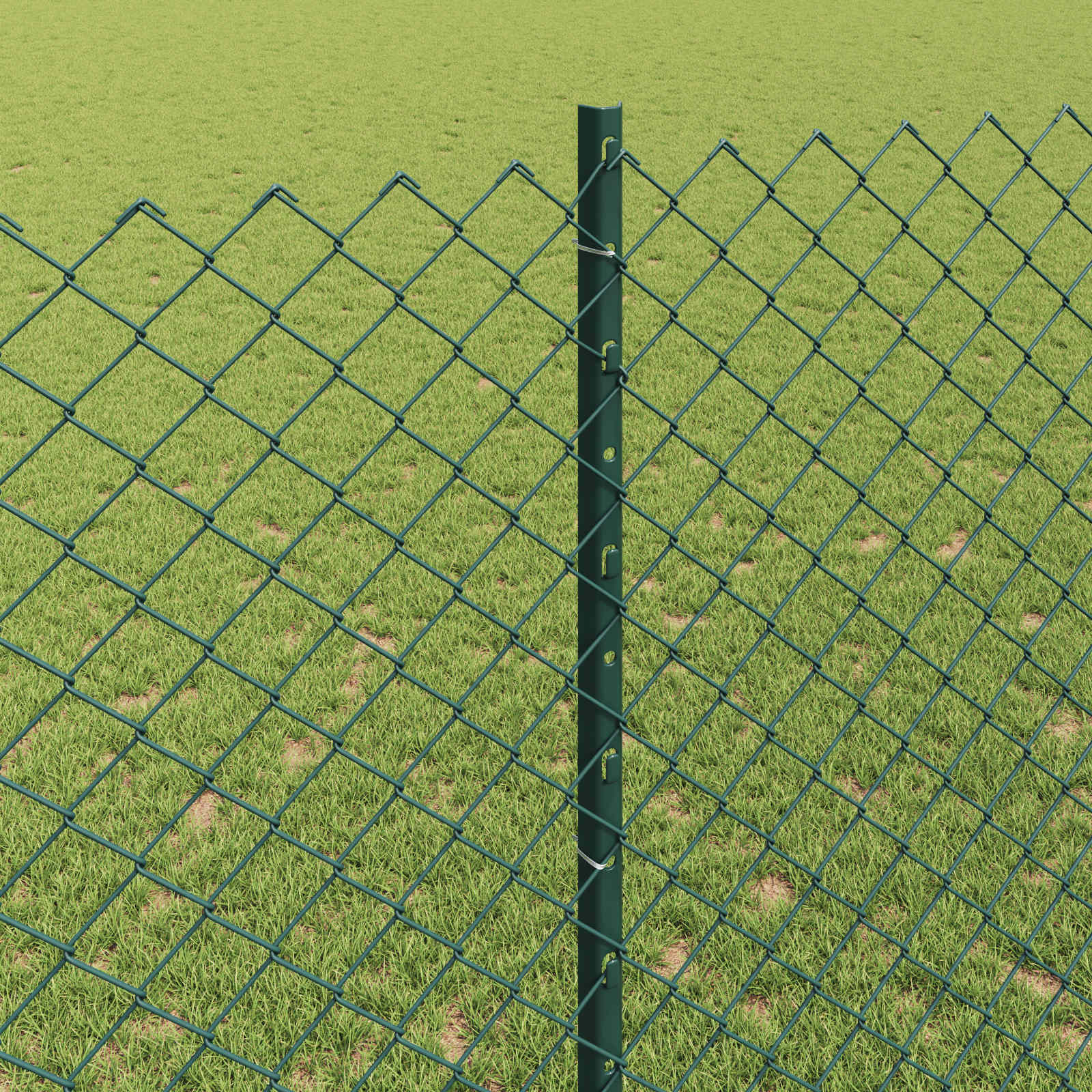 Ograda od lančanih veza s postom 10 x 1,4 m Zelena Mreža