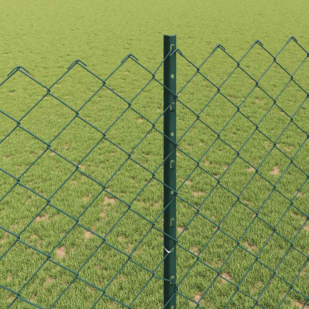 Ograda od lančanih veza s postom 25 x 1,5 m (Š x V)