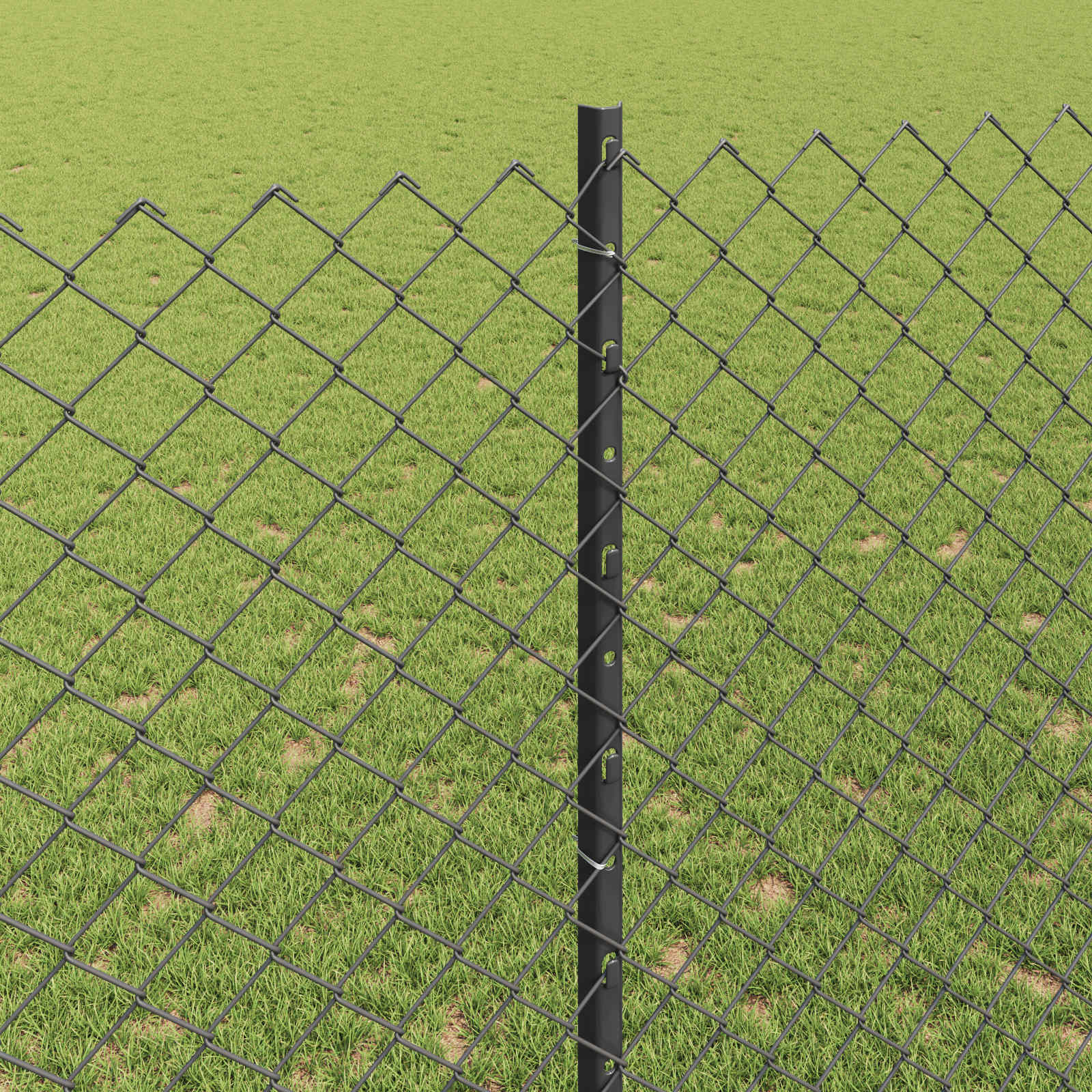 Ograda od lančanih veza s postom 10 x 1,4 m (Š x V)