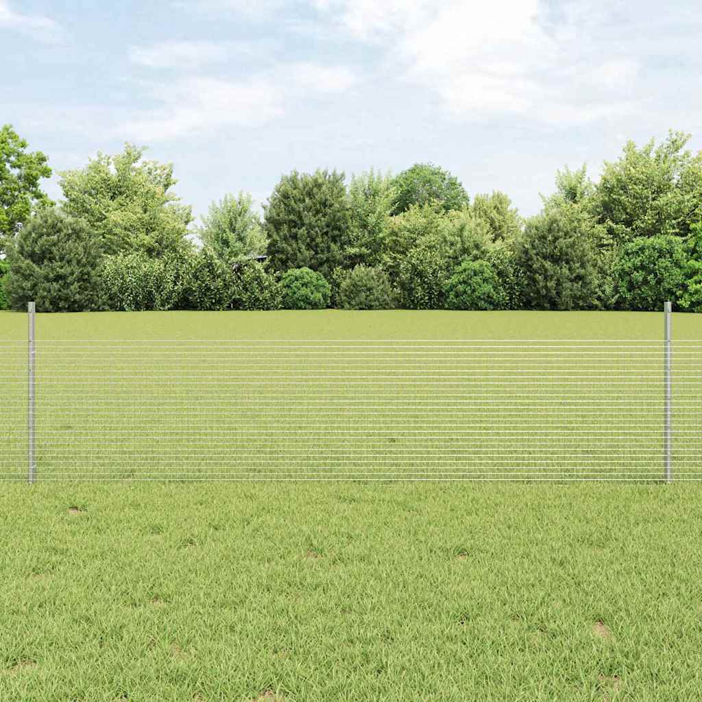 Zatvorena žičana ograda s postovima 10 x 0,5 m Pocinčani čelik