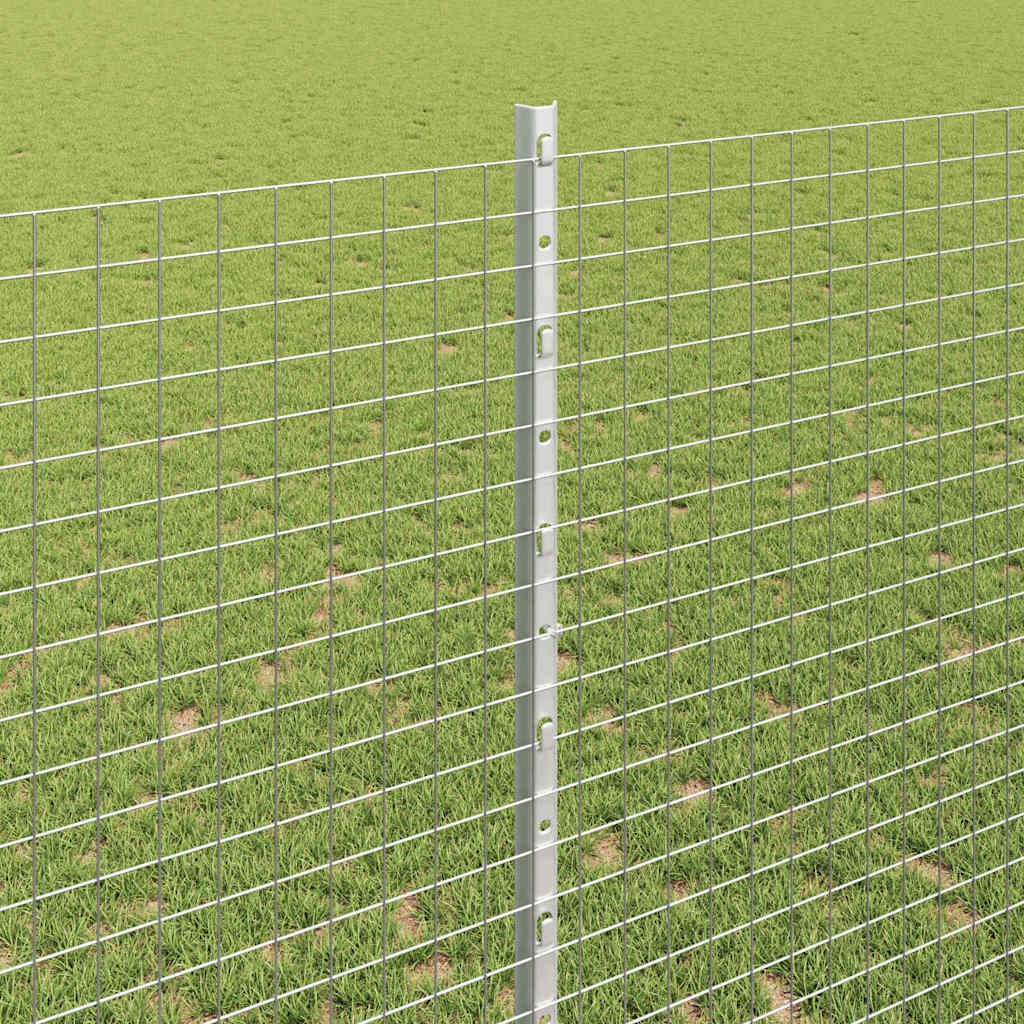 Zatvorena žičana ograda s postovima 10 x 1,4 m Pocinčani čelik