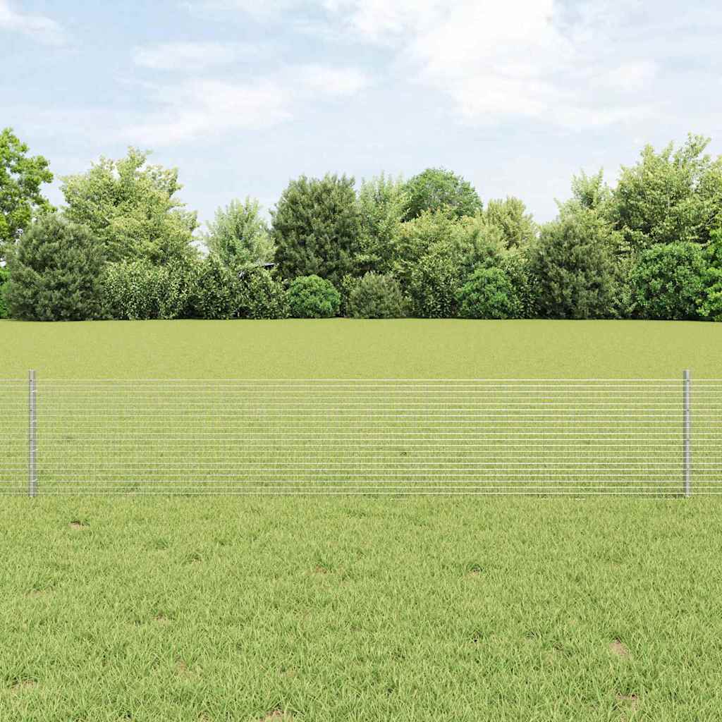 Zatvorena žičana ograda s postovima 25 x 0,4 m Pocinčani čelik
