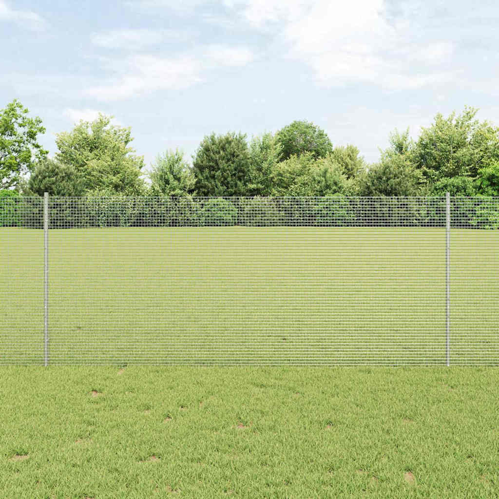Zavarena žičana ograda s postom 25 x 1 m Vruće pocinčani čelik