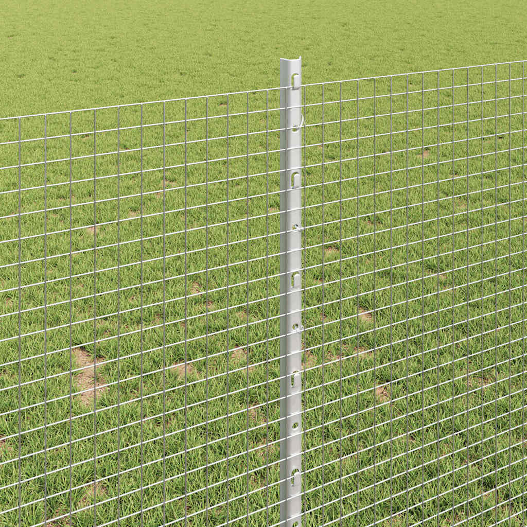 Zavarena žičana ograda s postom 100 x 1 m Vruće pocinčani čelik