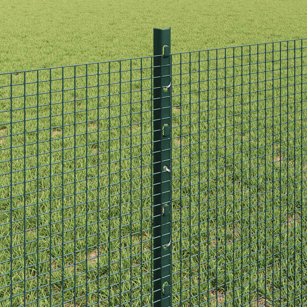 Zatvorena žičana ograda s postovima 25 x 0,6 m Zelena Mreža