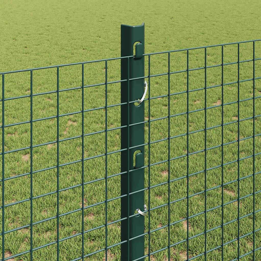 Zatvorena žičana ograda s postovima 25 x 1,2 m Zelena Mreža