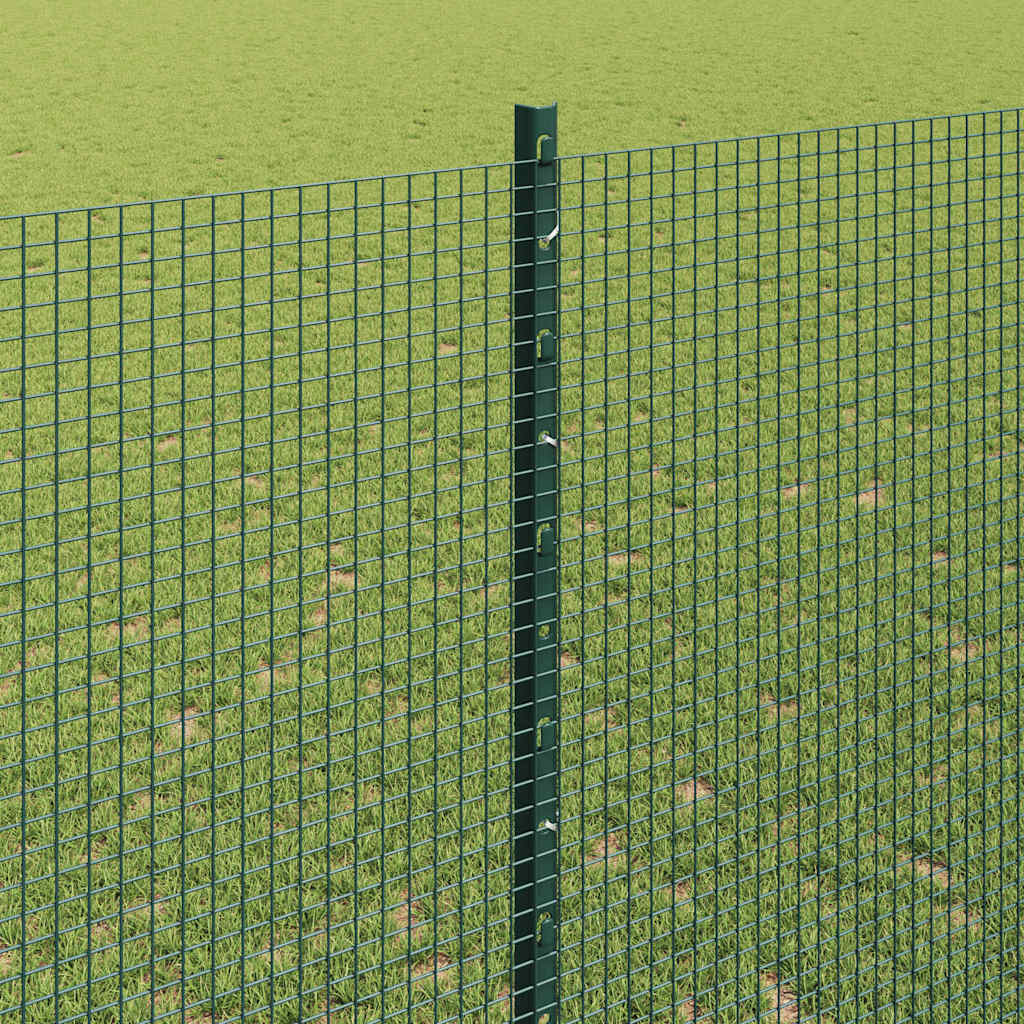 Zatvorena žičana ograda s postovima 25 x 1,4 m Zelena Mreža