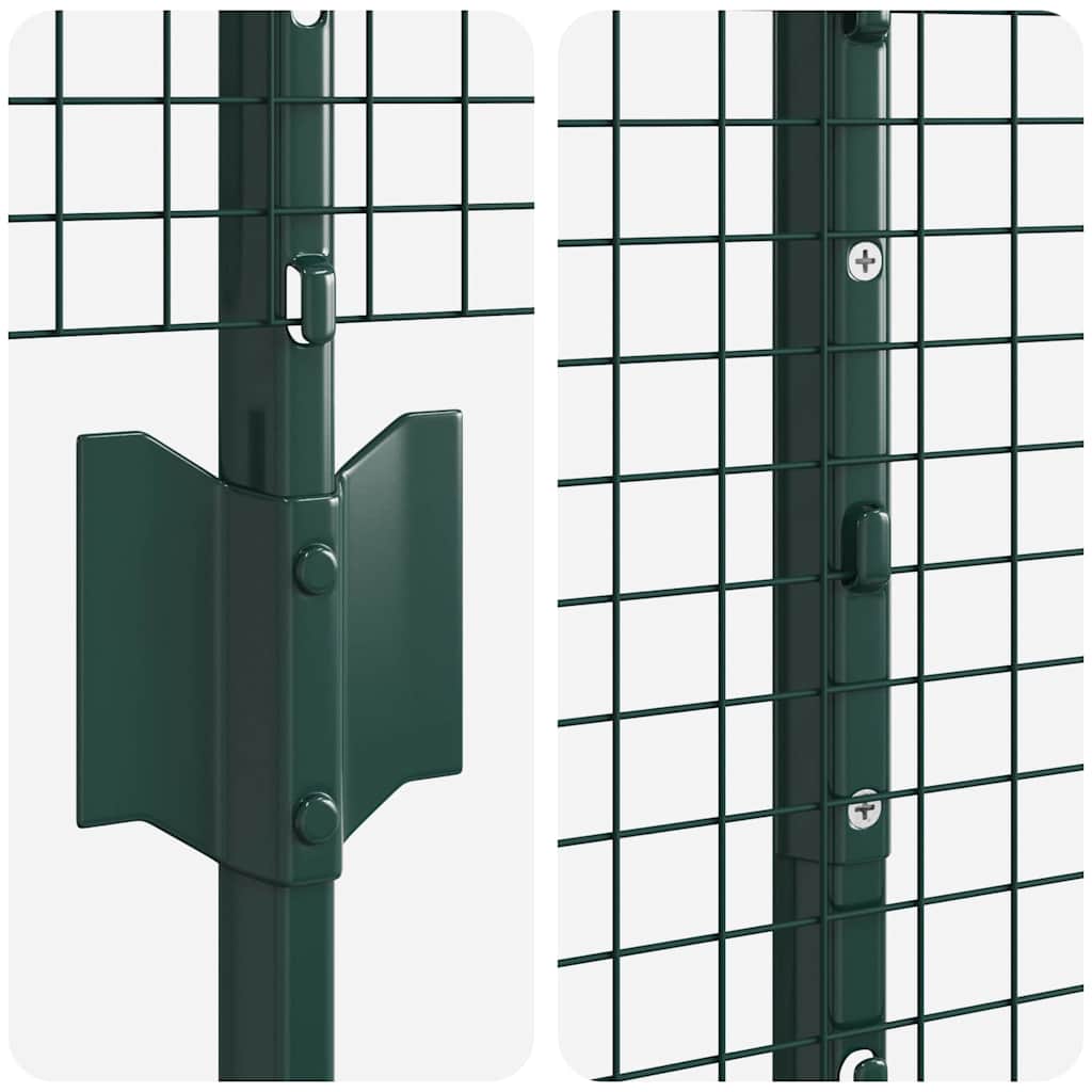 Zavarena žičana ograda s postom 25 x 1,6 m Zelena Mreža