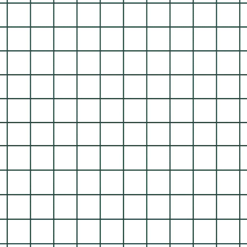 Zavarena žičana ograda s postom 50 x 0,6 m Zelena Mreža