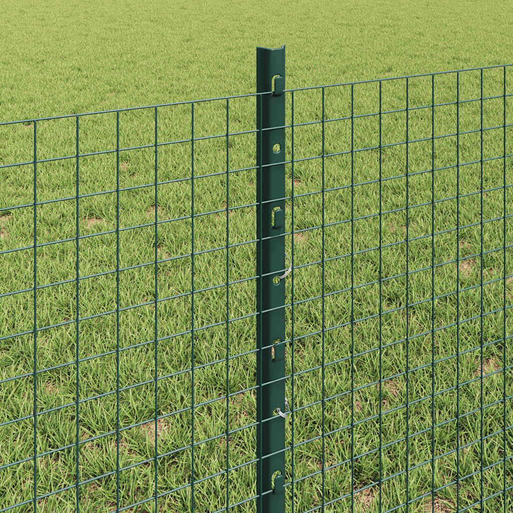 Zatvorena žičana ograda s postovima 50 x 0,6 m Zelena Mreža