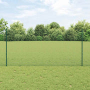 Zatvorena žičana ograda s postovima 50 x 1,2 m Zelena Mreža