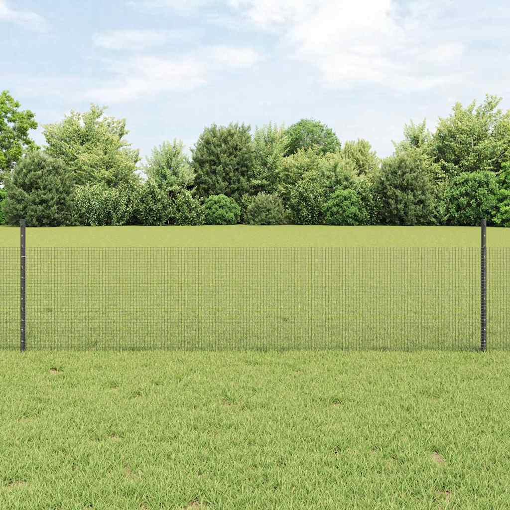 Zavarena žičana ograda s postom 25 x 0,5 m (Š x V)
