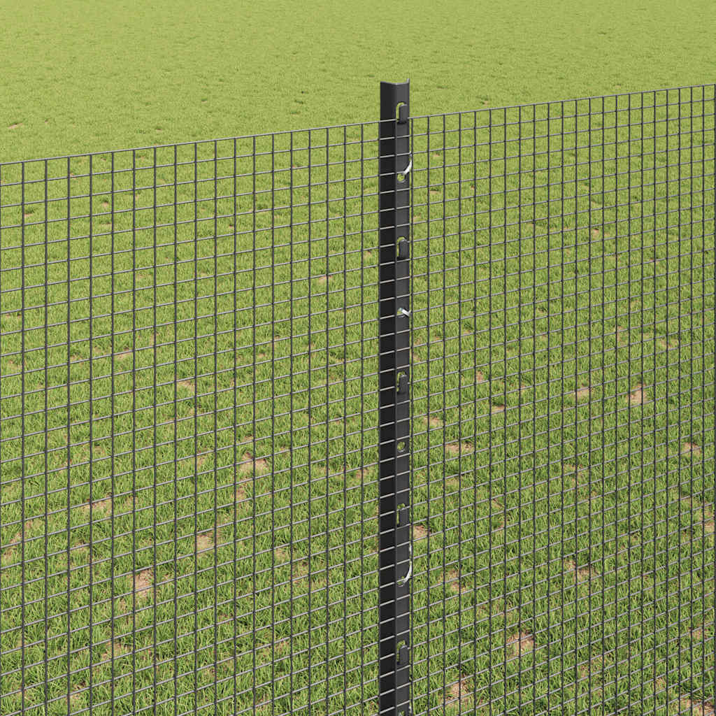 Zavarena žičana ograda s postom 25 x 1,5 m (Š x V)