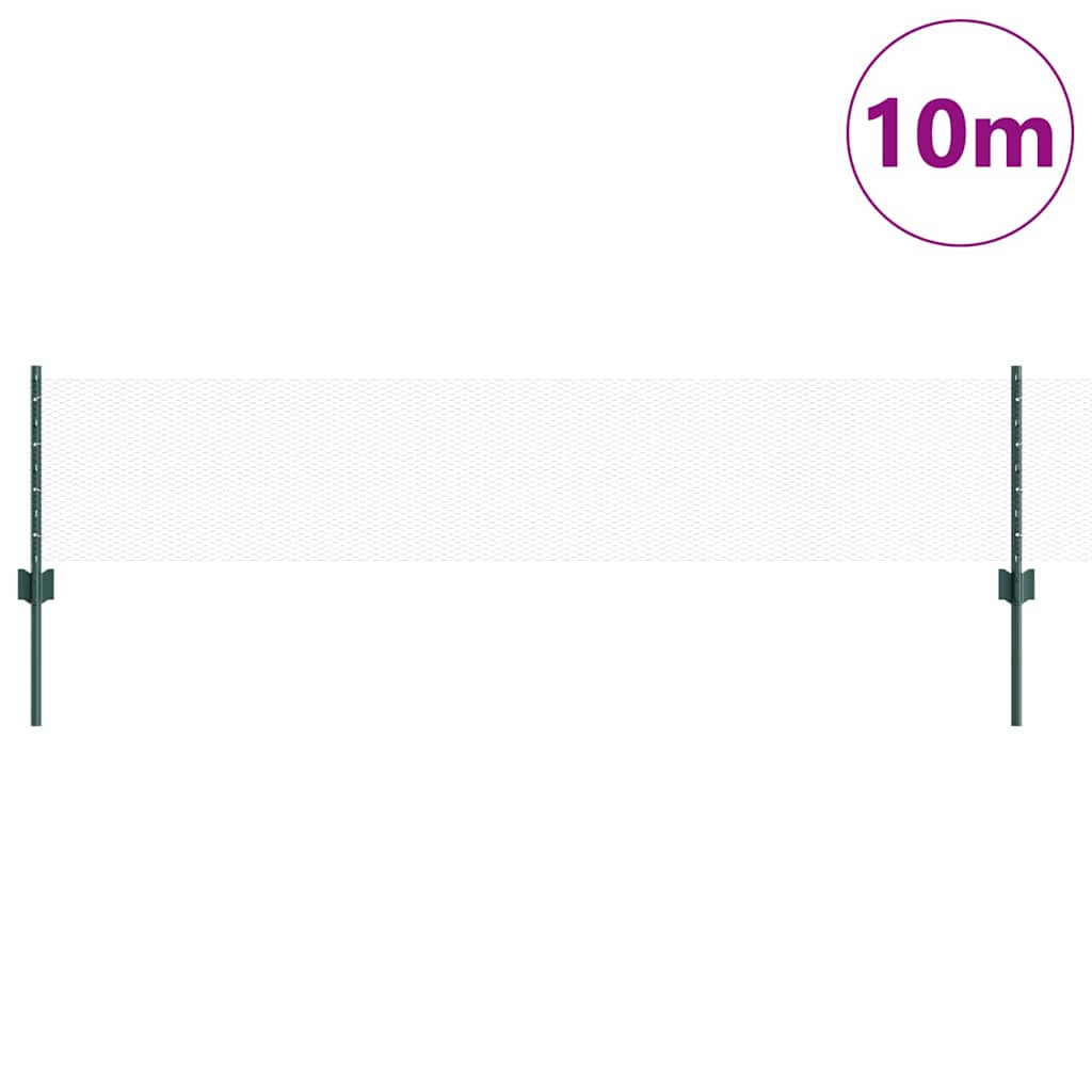 Zavarena žičana ograda 10 x 0,4 m Čelik premazan PVC-om Zelena