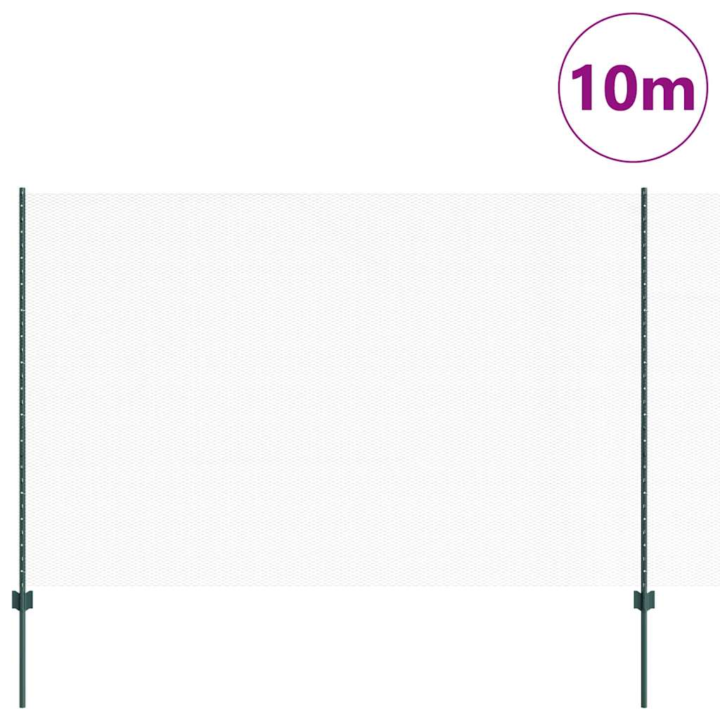 Heksagonalna ograda s stubom 10 x 1,6 m Čelik premazan PVC-om