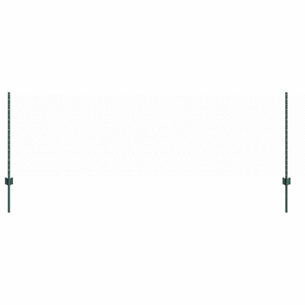 Heksagonalna ograda s stubom 25 x 0,8 m Čelik premazan PVC-om