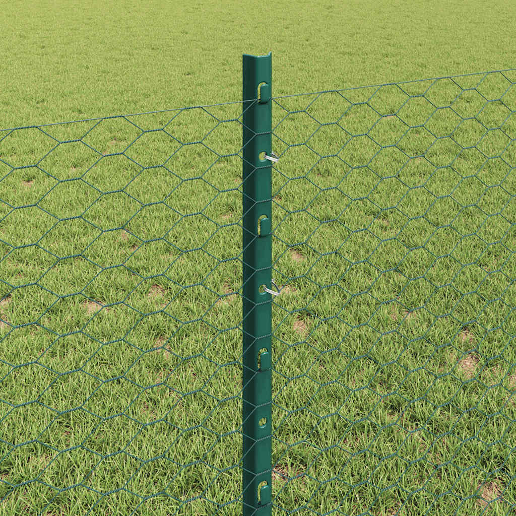 Zavarena žičana ograda 50 x 0,8 m (Š x V) Čelik premazan PVC-om