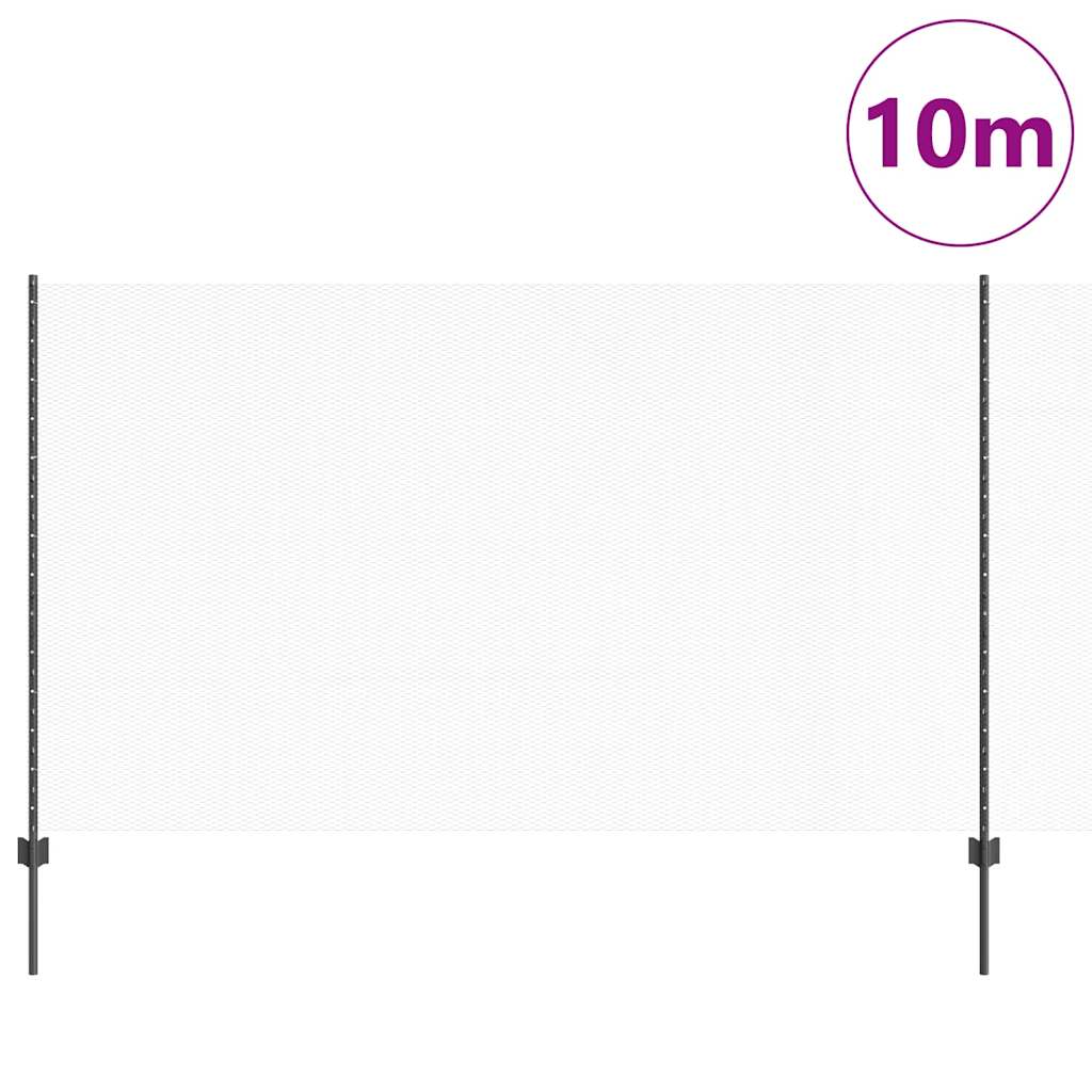 Heksagonalna ograda s stubom 10 x 1,4 m Čelik premazan PVC-om
