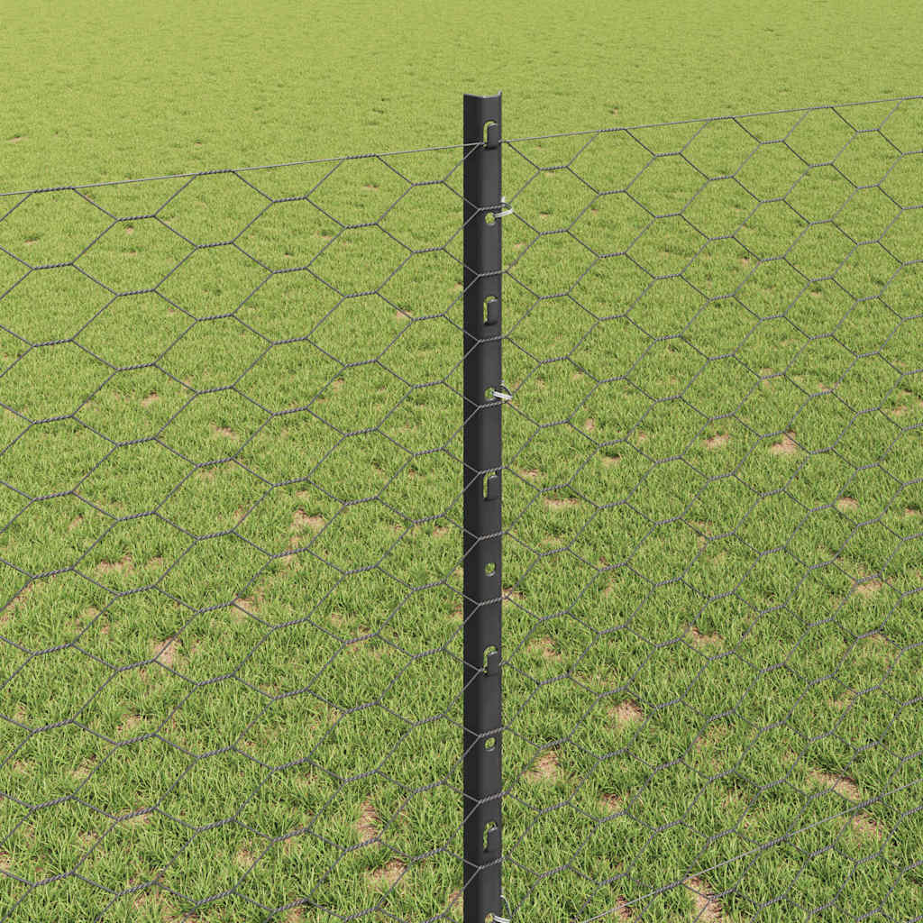Zavarena žičana ograda 50 x 1,4 m (Š x V) Čelik premazan PVC-om