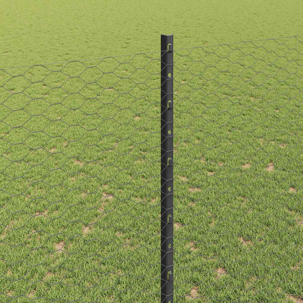 Zavarena žičana ograda 50 x 1,6 m (Š x V) Čelik premazan PVC-om