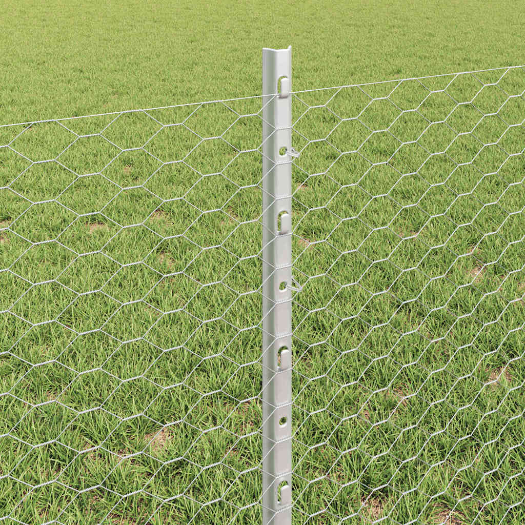 Zavarena žičana ograda 25 x 0,6 m (Š x V) Vruće pocinčani čelik