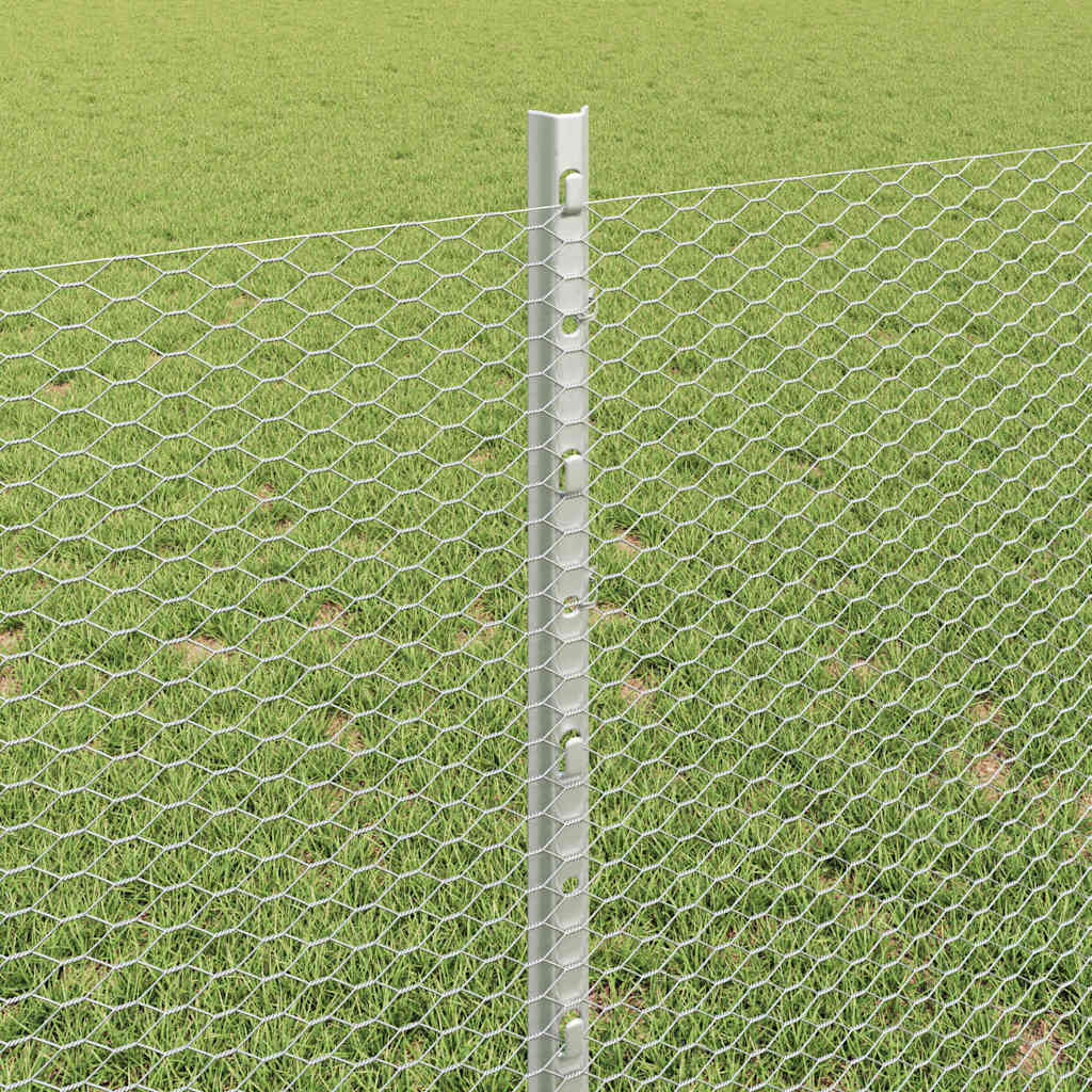 Zavarena žičana ograda 25 x 0,8 m (Š x V) Vruće pocinčani čelik