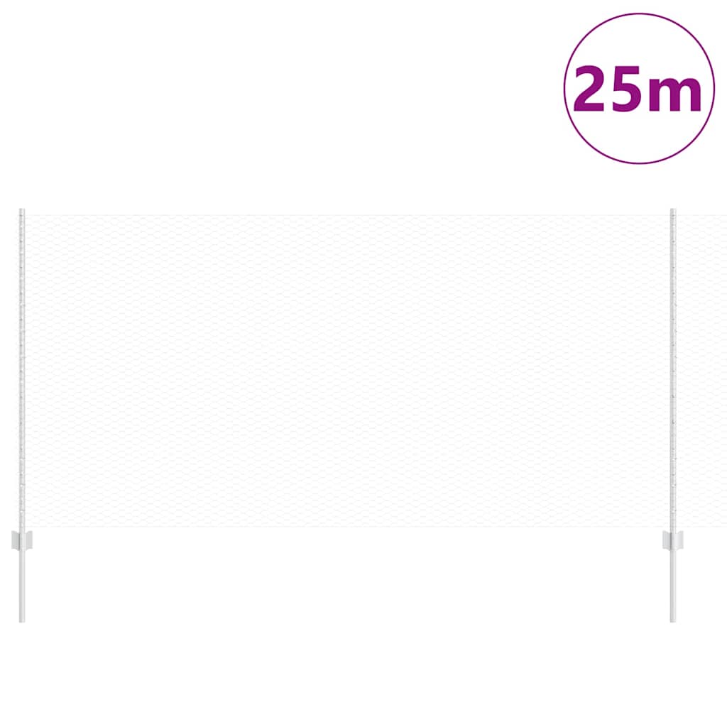 Zavarena žičana ograda 25 x 1,2 m (Š x V) Vruće pocinčani čelik