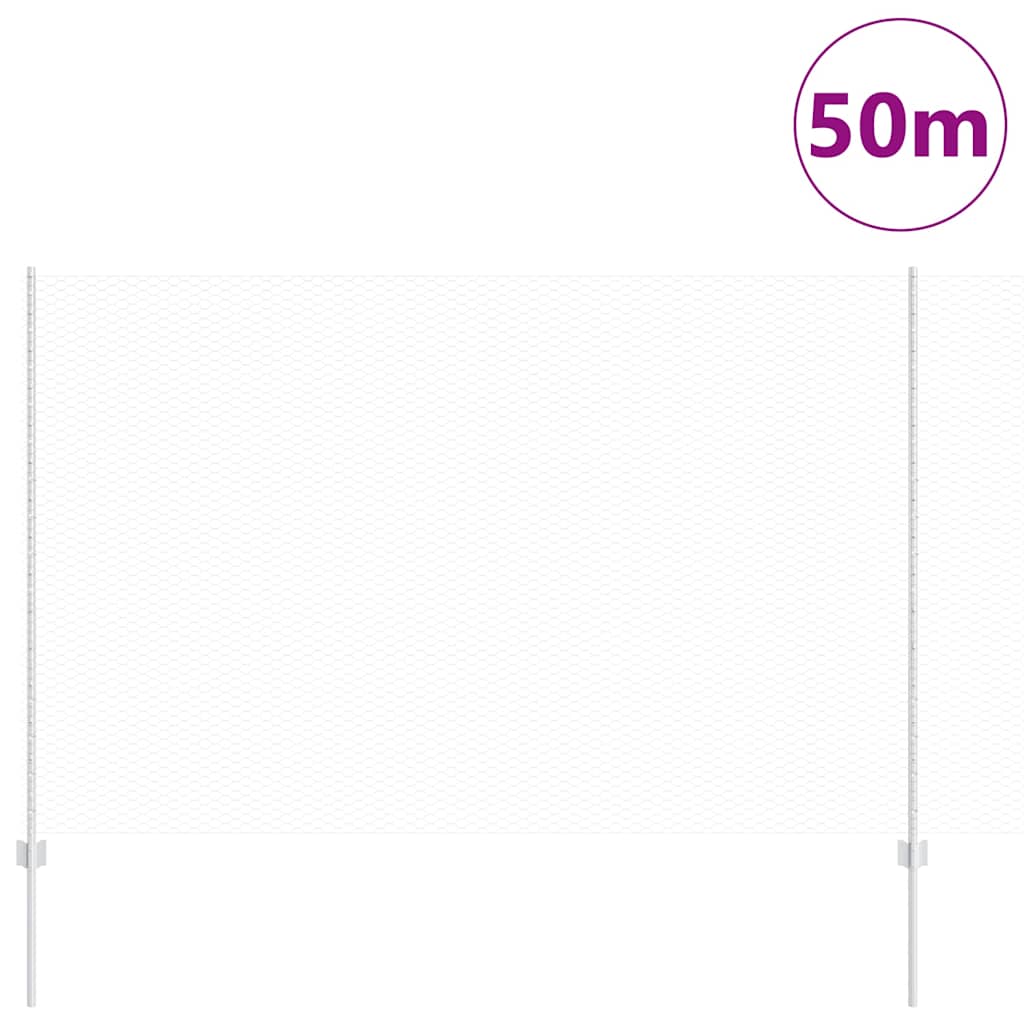 Zavarena žičana ograda 50 x 1,6 m (Š x V) Vruće pocinčani čelik