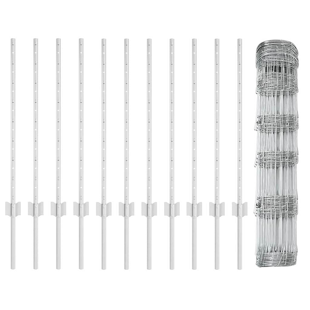 Divlja Ograde s Stupovima 25 x 0,8 m (Š x V)