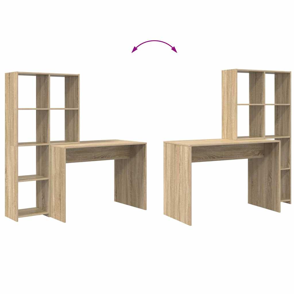 Stol Sonoma hrast 138,5 x 55 x 143 cm Konstruirano drvo