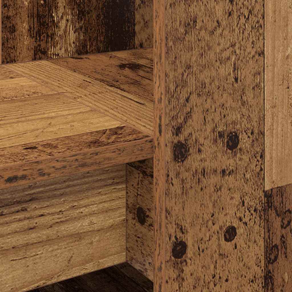 Stol s policom Staro drvo 122 x 67 x 145 cm Konstruirano drvo