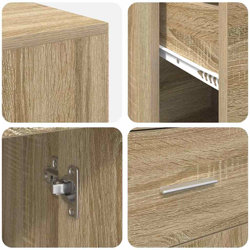 Kutni stol s ladicama Sonoma hrast 102 x 88 x 75 cm