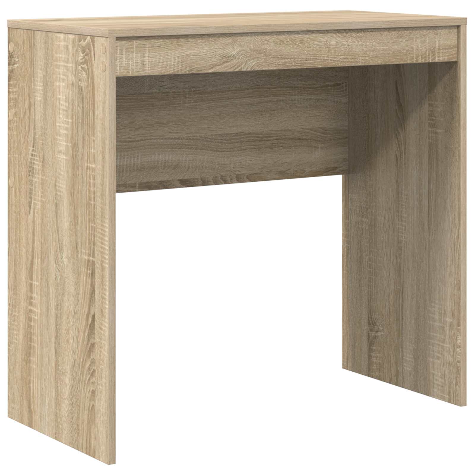 Stol s ladicama s policom s pohranom 2 pcs Sonoma hrast