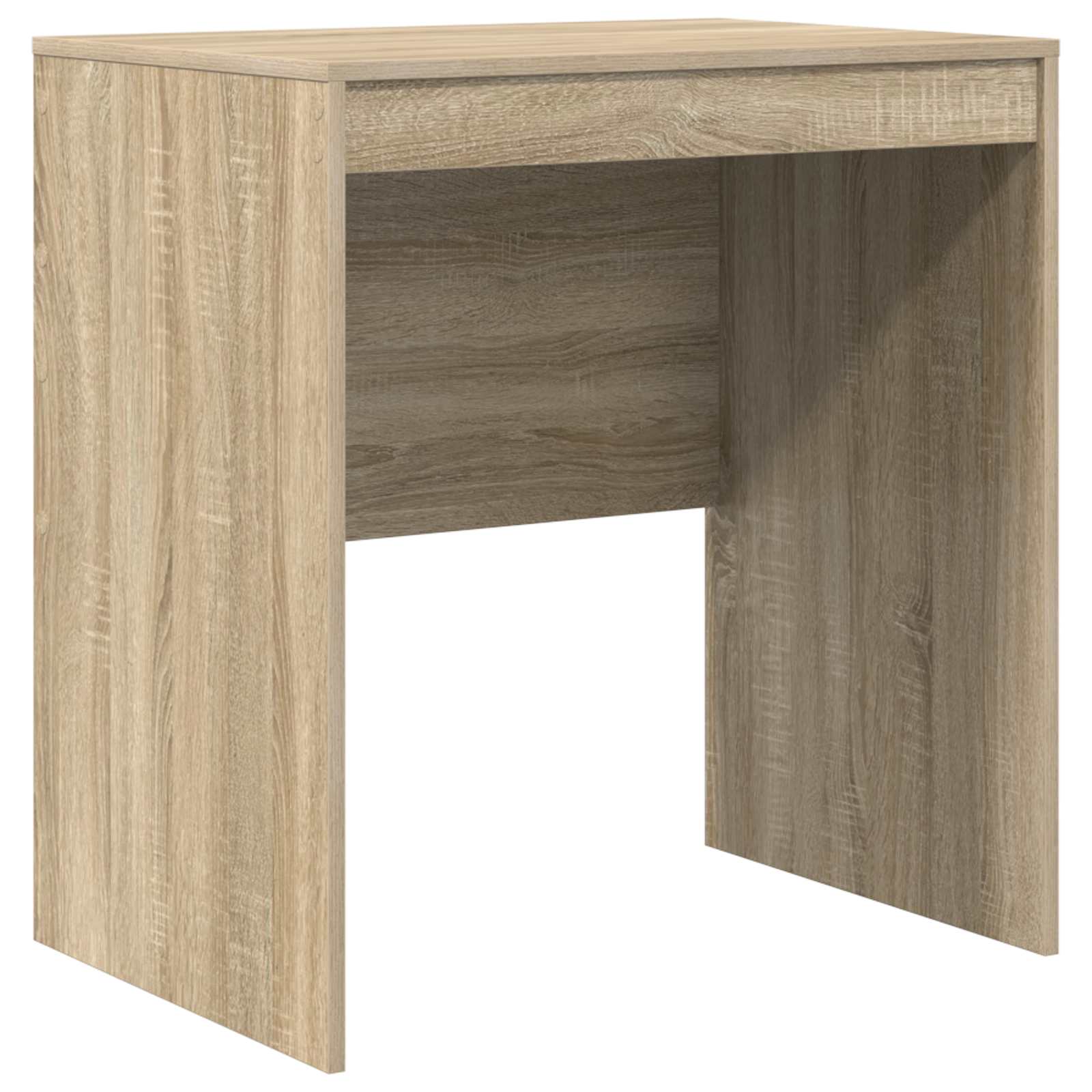Stol s ladicama s policom s pohranom 2 pcs Sonoma hrast