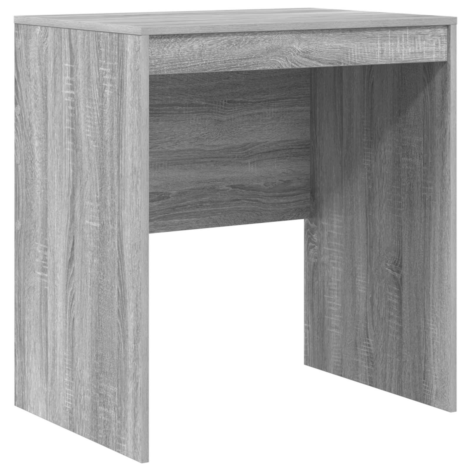 Stol s ladicama s policom s pohranom 2 pcs Siva Sonoma