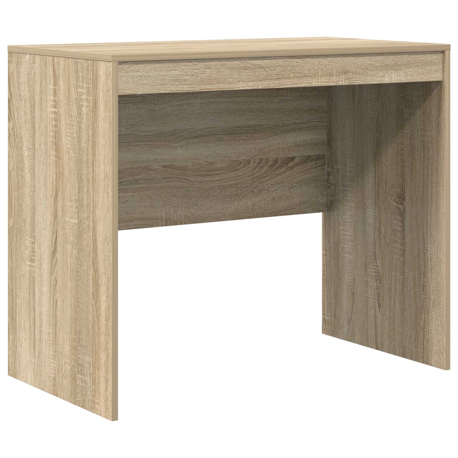 Stol s ladicama s policom s pohranom 2 pcs Sonoma hrast