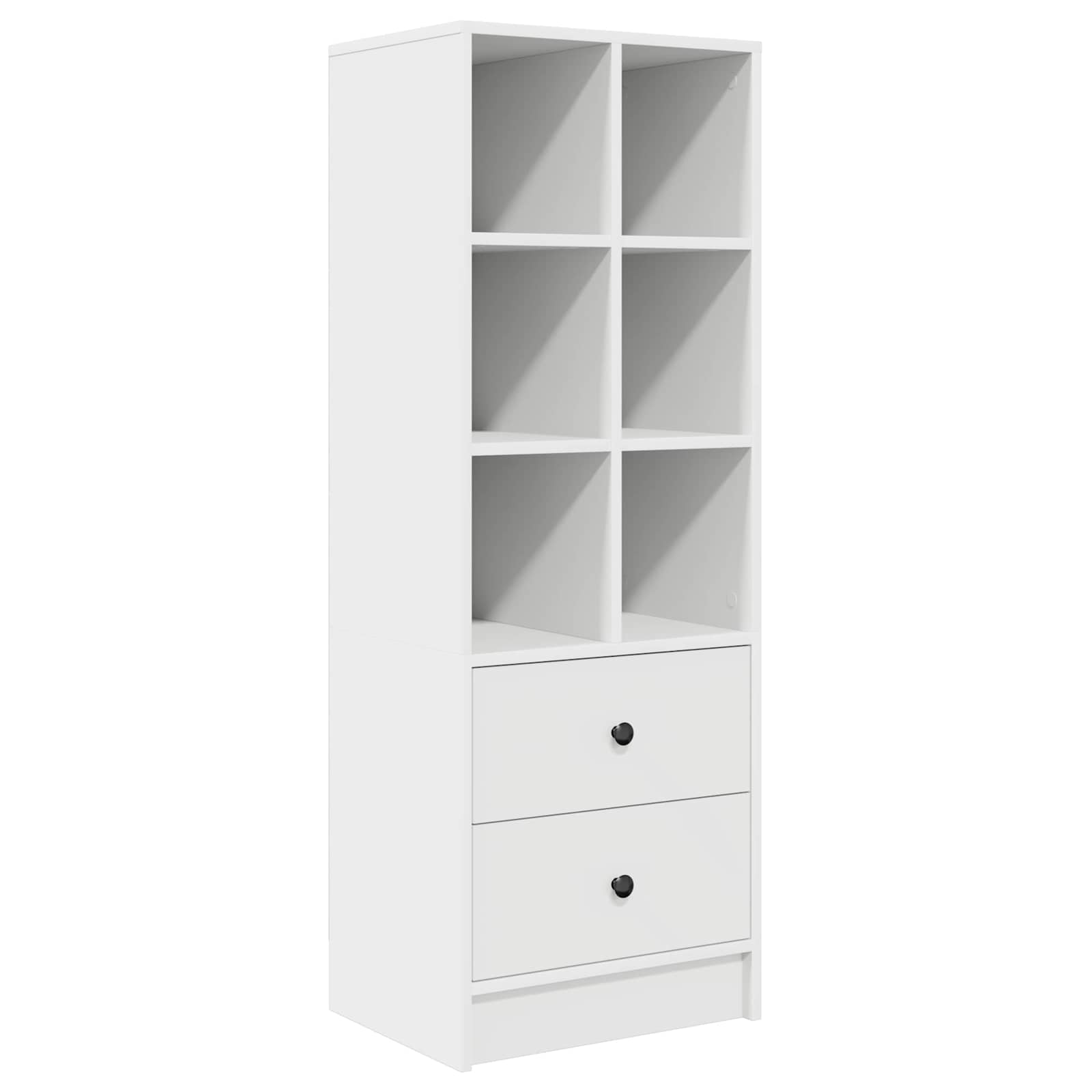 Stol s ladicama 2 pcs Bijelo