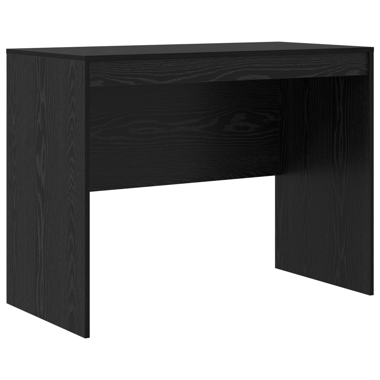 Stol s ladicama 2 pcs Crni hrast